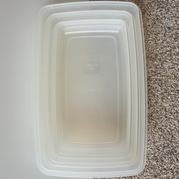 Stackable Food Storage Containers - White - Picture 8 of 11